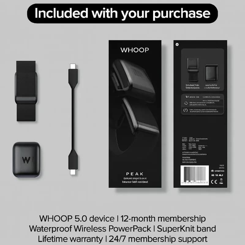 مچ بند هوشمند ووپ مدل Whoop PEAK 5.0 به همراه اشتراک 12 ماهه