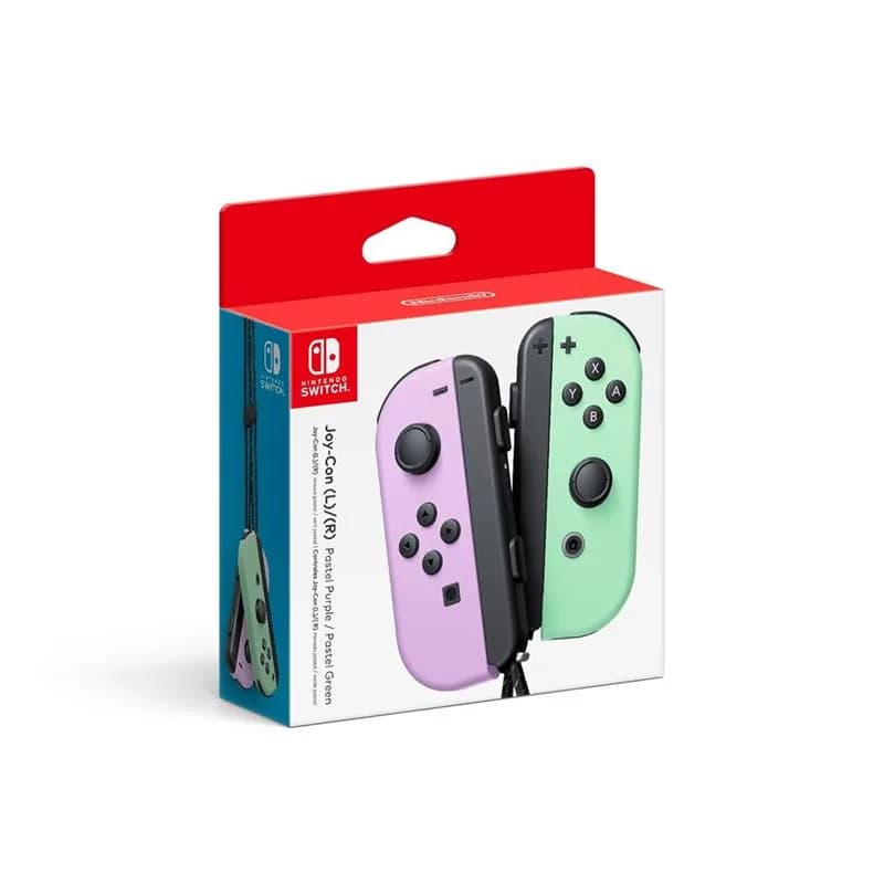 دسته نینتندو سوییچ مدل جوی کان Joy-Con سبز و صورتی روشن
