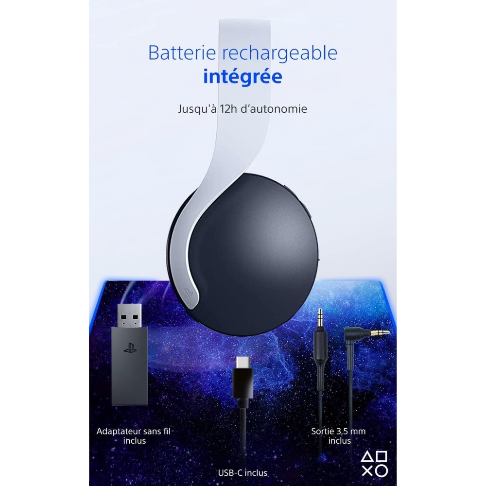 هدست Pulse 3D سفید مخصوص PS5 - 7