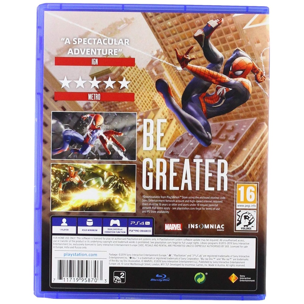 بازی Marvel's Spider-Man کارکرده برای PS4 - 10