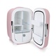 no-brand Cosmetics Cooler Pink Mini Refrigerator 7L - 2