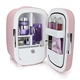 no-brand Cosmetics Cooler Pink Mini Refrigerator 7L - 3