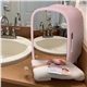 no-brand Cosmetics Cooler Pink Mini Refrigerator 7L - 4