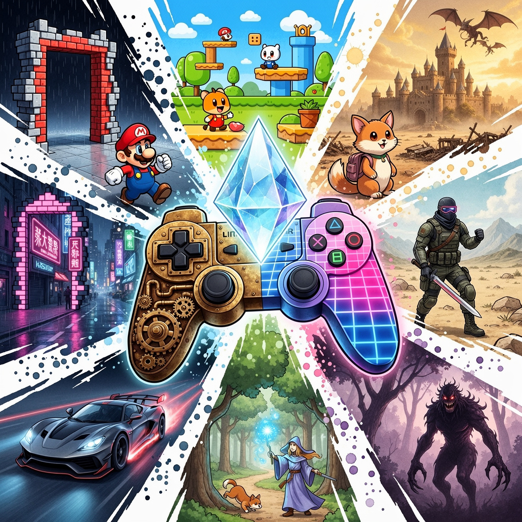 سبک شناسی بازی های ویدیویی