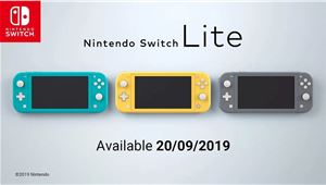 نینتندو ظاهر جدید Nintendo Switch Light را معرفی کرد