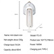 no-brand اتو بخار مسافرتی مدل Portable Mini Ironing Machine YTJ-01 - 5