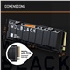 no-brand حافظه SSD اینترنال WD_BLACK SN850 یک ترابایت دارای Heatsink - 2