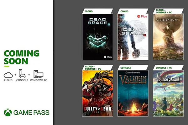 عناوین جدید ایکس باکس گیم پس در ماه March 2023