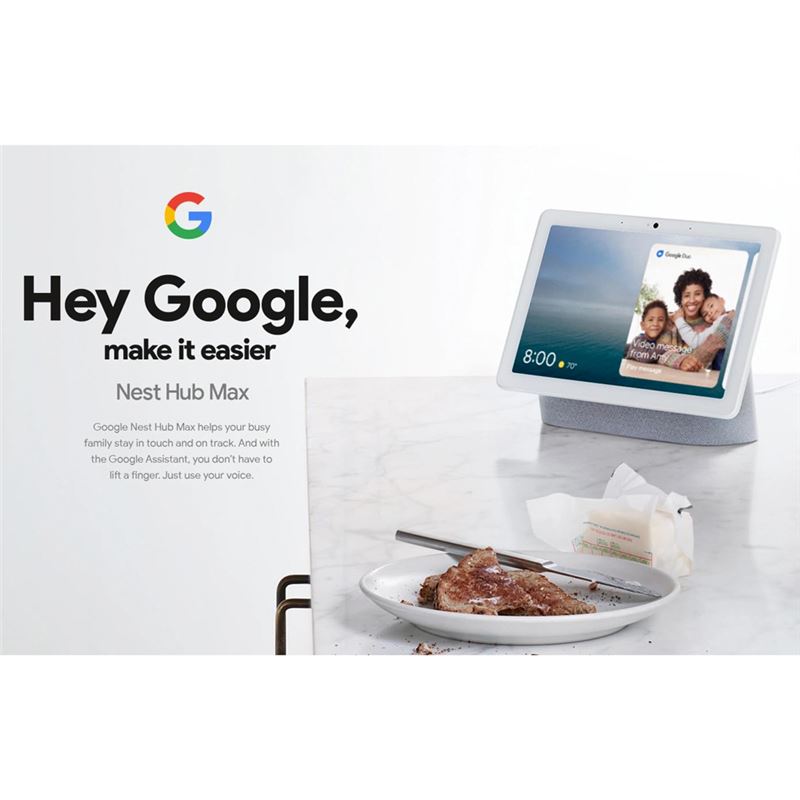 Google Nest 10'' HD Touchscreen Hub Max, Google Assistant - 6