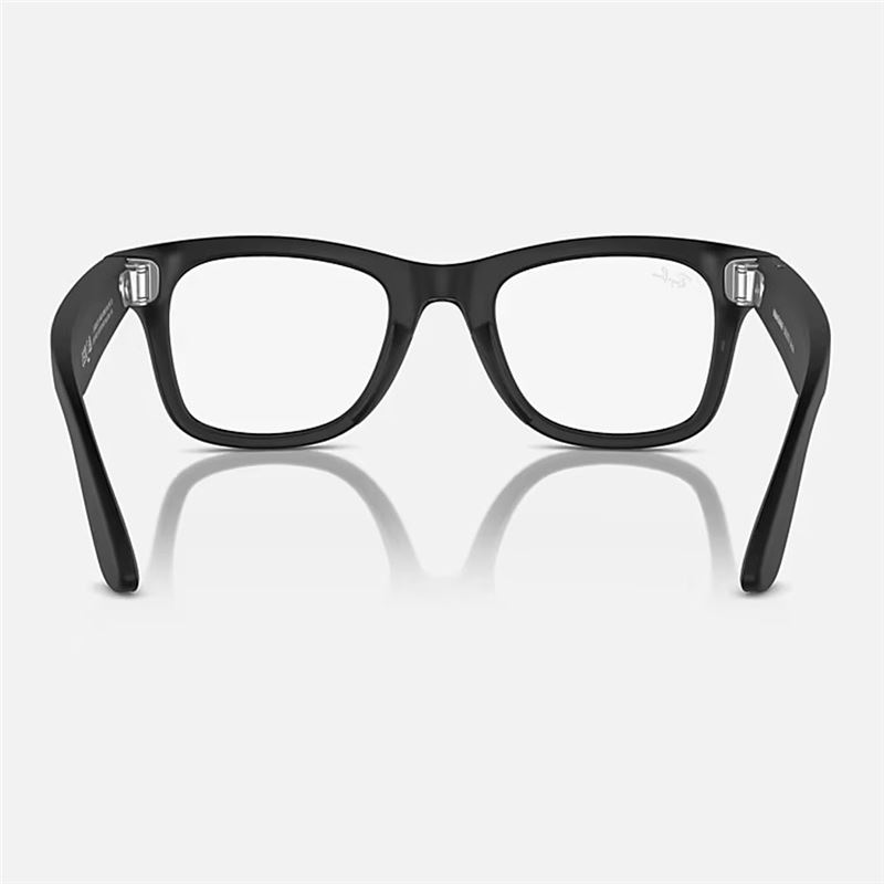 عینک هوشمند متا ری‌بن مدل Wayfarer Gen 2 فریم مشکی براق لنز G15 سبز - 4