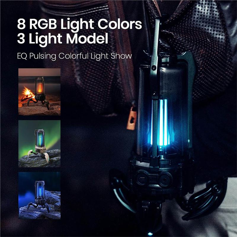 اسپیکر و لامپ قابل حمل Gravastar مدل Supernova G5 - 7