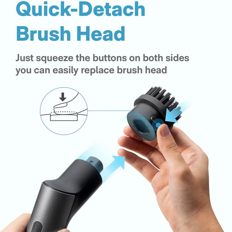 برس و اسکرابر شارژی چند منظوره HOTO Electric Spin Scrubber - 6