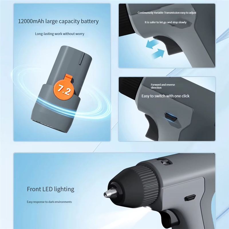 جعبه ابزار کامل همه کاره deli مدل چهار طبقه ADEF - 6