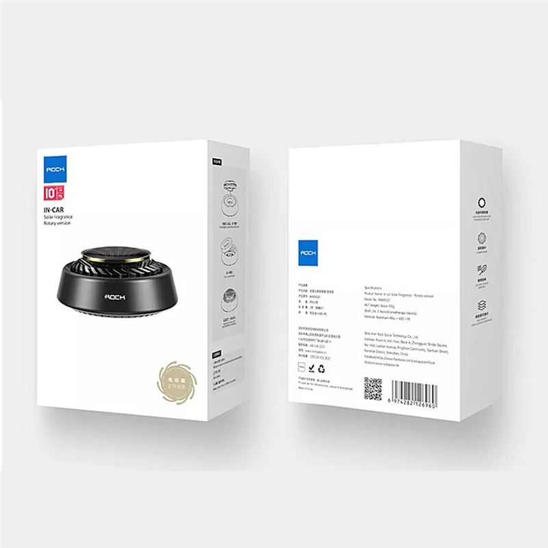 خوشبو کننده خورشیدی چرخان اتومبیل Rock مدل RAM0021 - 2