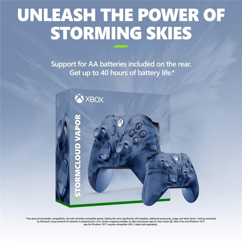 دسته Xbox Series X/S طرح Stormcloud Vapor - 5