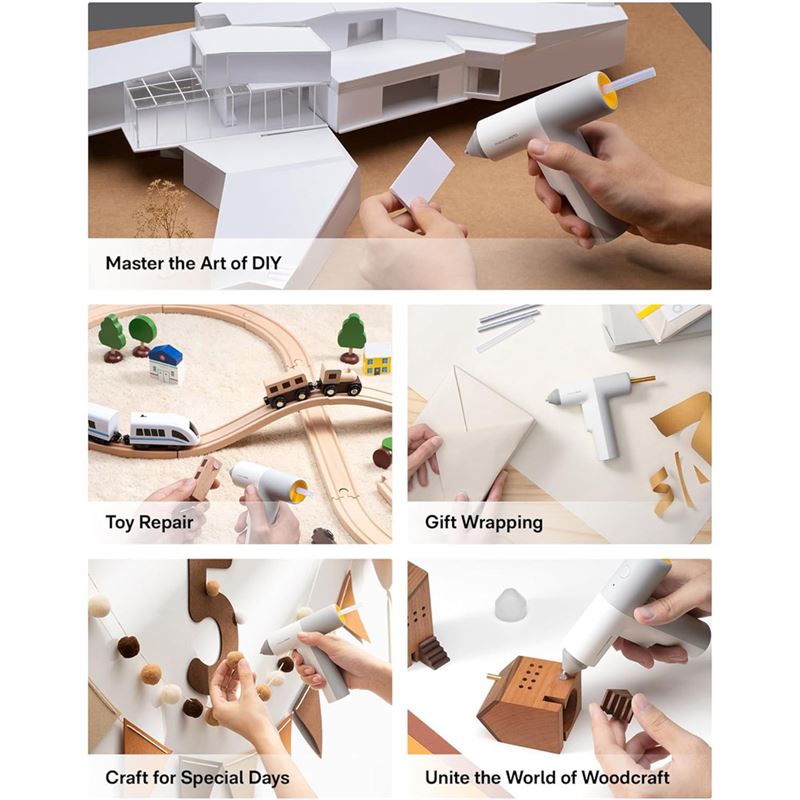 دستگاه چسب حرارتی تفنگی شارژی HOTO مدل QWRJQ002 - 4