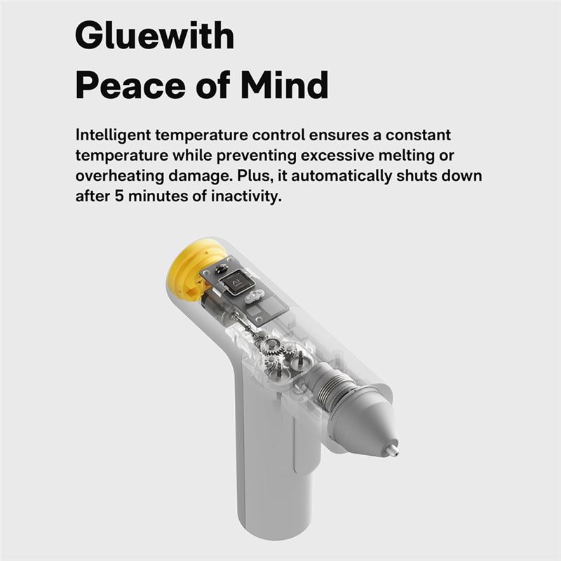 دستگاه چسب حرارتی تفنگی شارژی HOTO مدل QWRJQ002 - 5