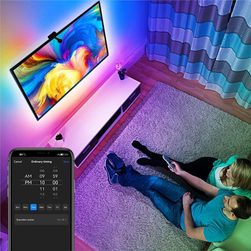 ریسه هوشمند پشت تلویزیون RGB LED TV Backlight K88 - 2