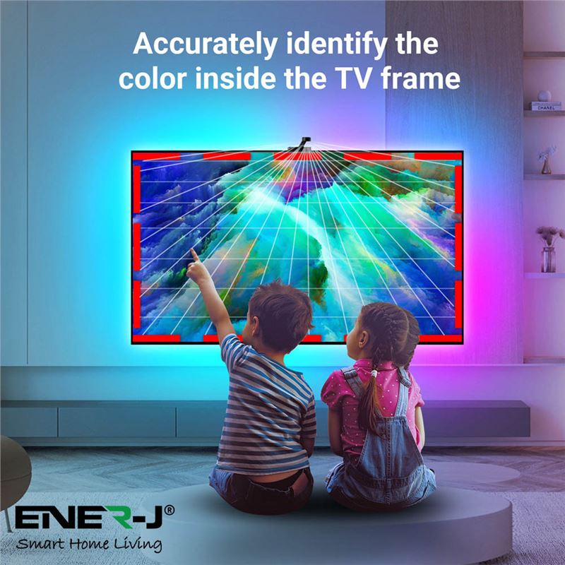 ریسه هوشمند پشت تلویزیون RGB LED TV Backlight K88 - 6