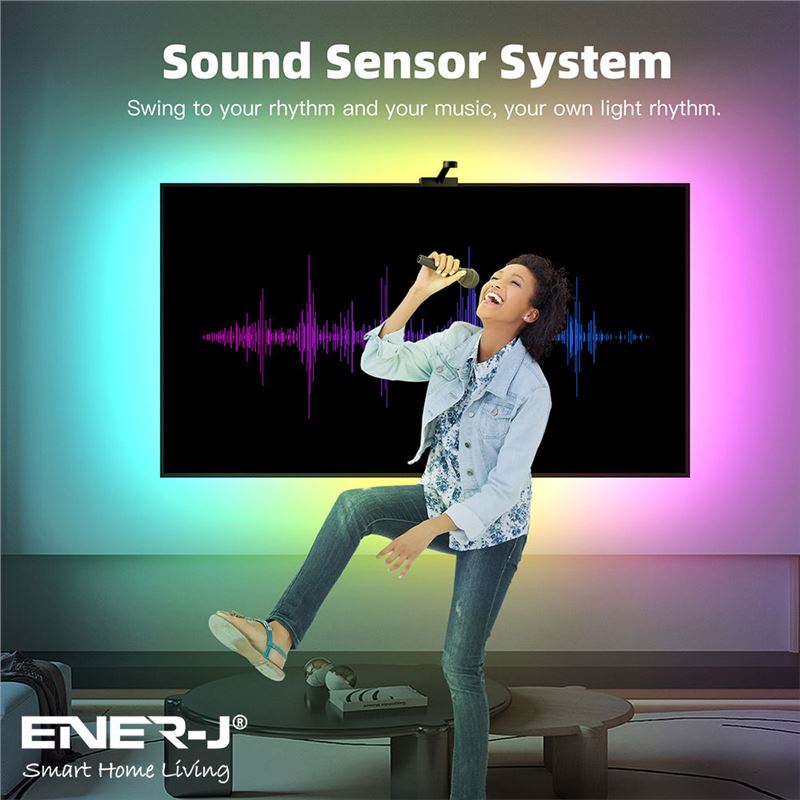 ریسه هوشمند پشت تلویزیون RGB LED TV Backlight K88 - 7