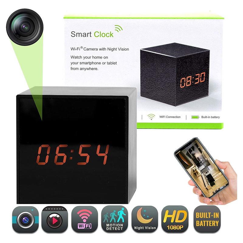 ساعت رومیزی دوربین دار و هوشمند LIZVIE H200Base - 7