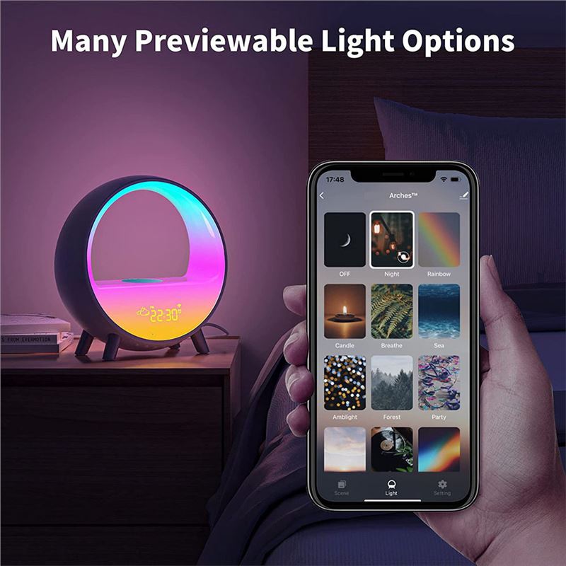 ساعت رومیزی هوشمند Smart Wake Up Light - 3