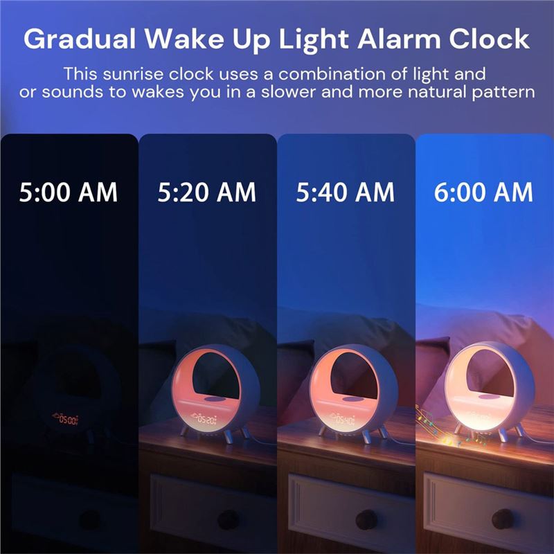 ساعت رومیزی هوشمند Smart Wake Up Light - 2