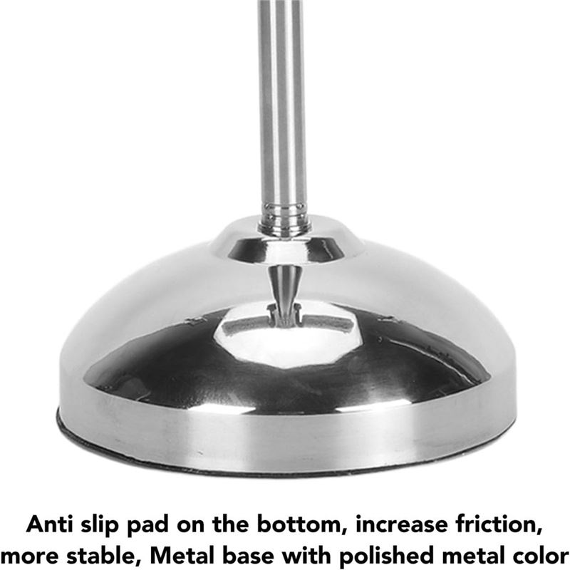 ساعت ورقه ای پایه بلند Flip Clock مشکی - 5