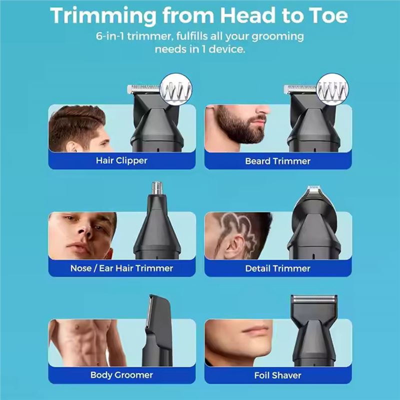 ست ماشین اصلاح کامل 6 در 1 گلاکر Glaker مدل CC5136 - 2