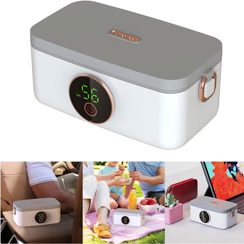 ظرف غذای برقی و لانچ باکس استیل مدل FH-1 - 3