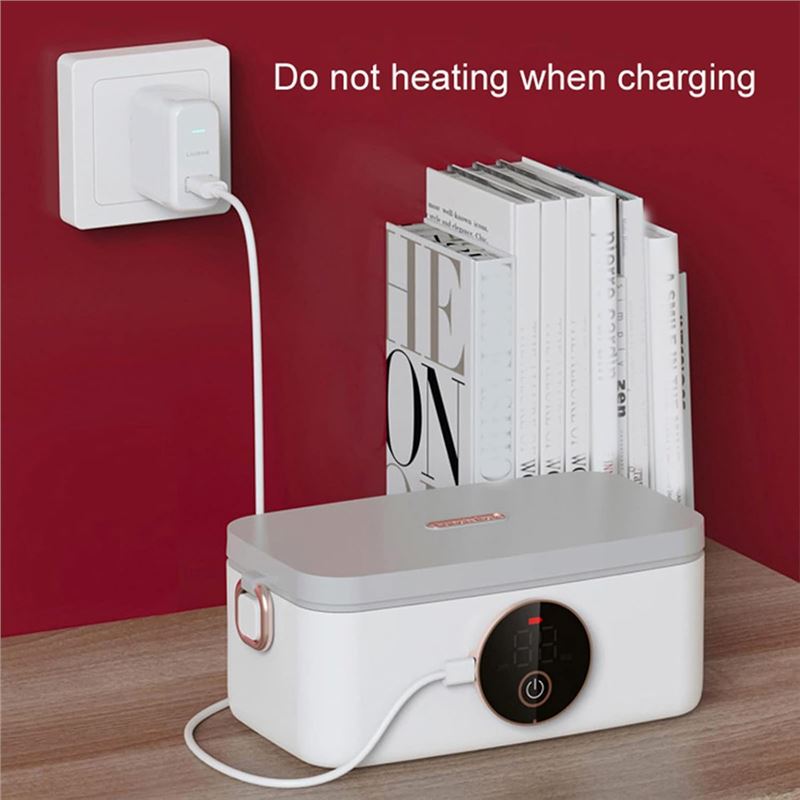 ظرف غذای برقی و لانچ باکس استیل مدل FH-1 - 7