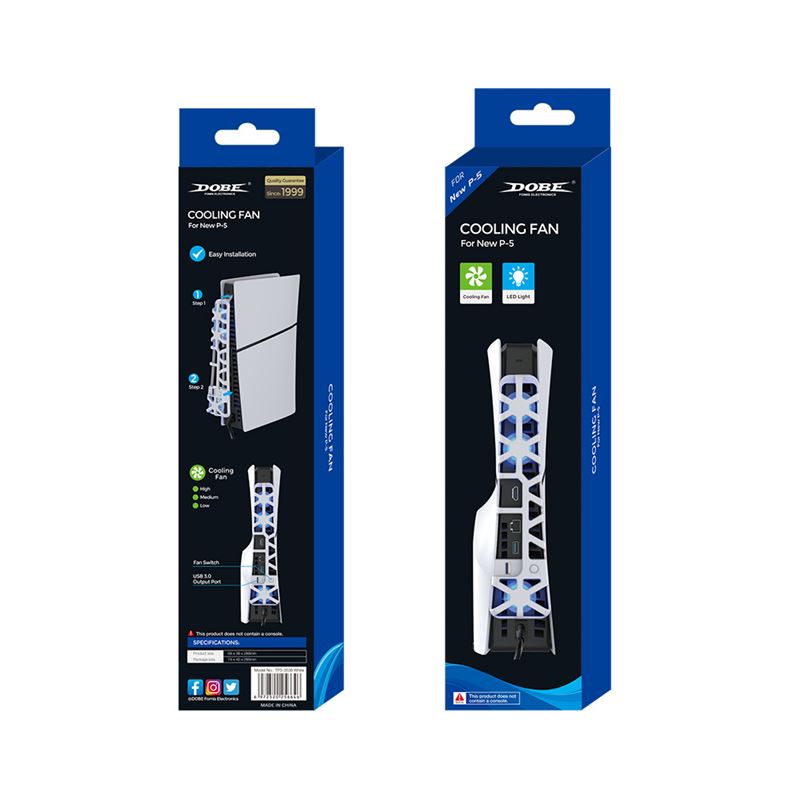 فن خنک کننده پلی استیشن 5 اسلیم Dobe TP5-3538S - 5