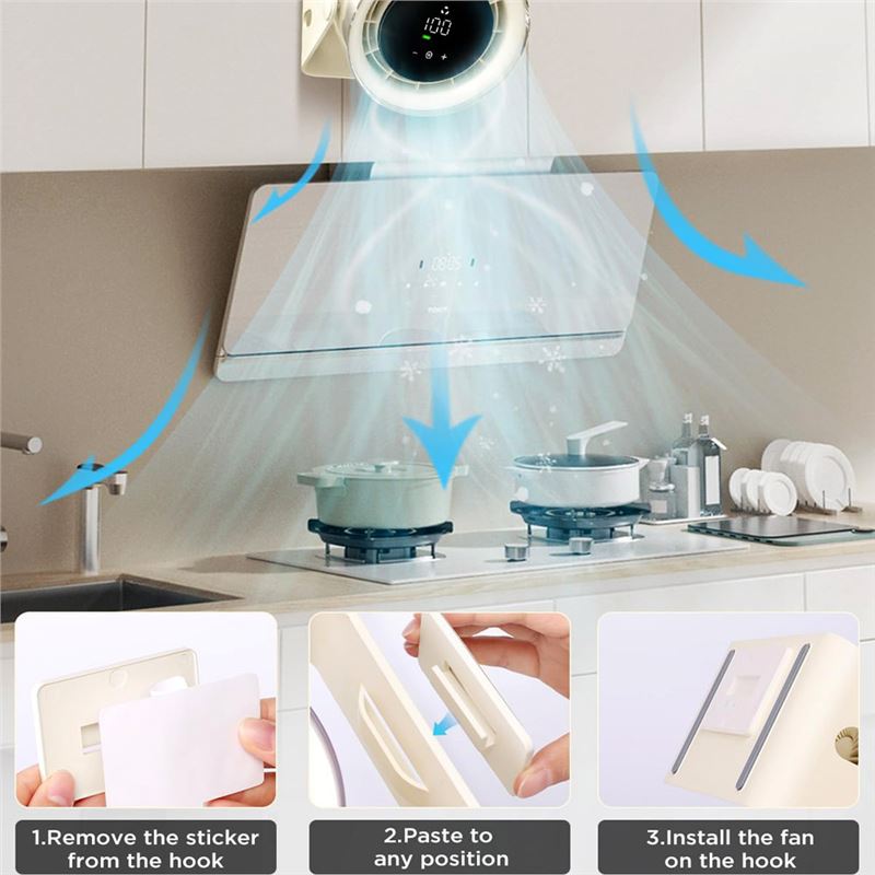 فن رومیزی شارژی قدرتمند High Speed Circulation Fan - 5