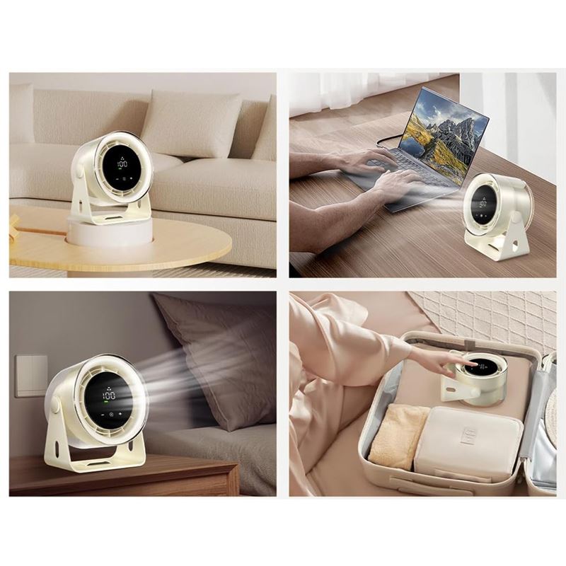 فن رومیزی شارژی قدرتمند High Speed Circulation Fan - 6