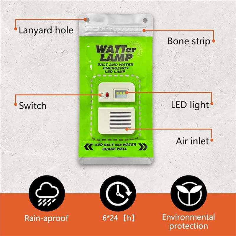 لامپ LED اضطراری آب و نمک WATTer LAMP - 5