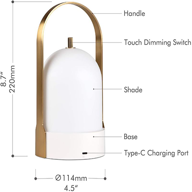 لامپ شارژی بی سیم و قابل حمل Tubicen - 4