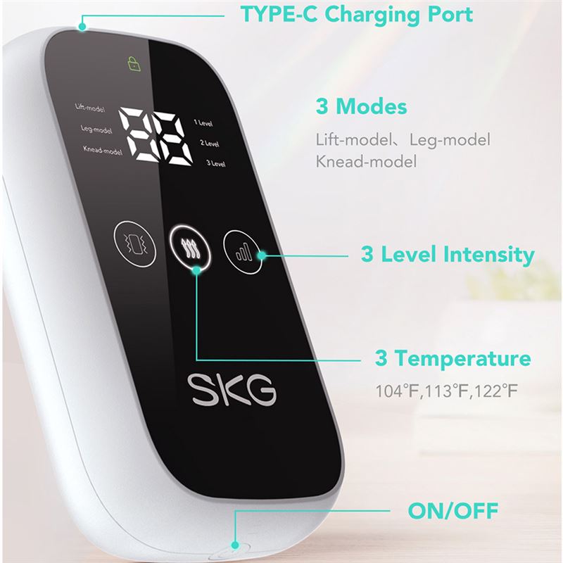 ماساژور ساق پا حرارتی اس کا جی مدل SKG BM3-E - 4