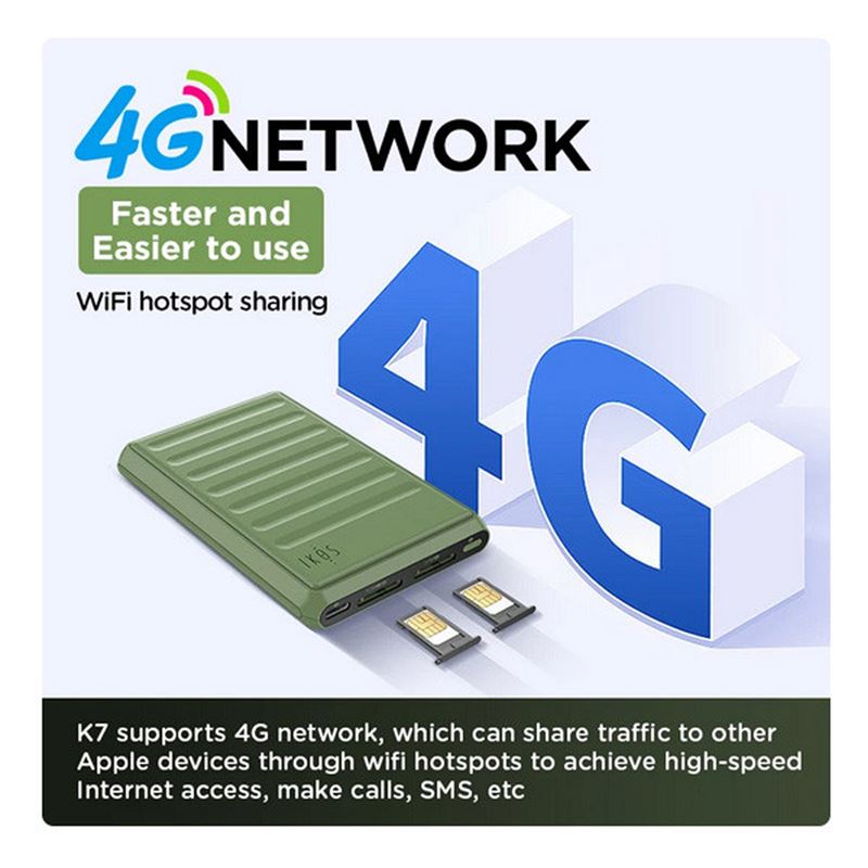 مبدل دو سیم کارت کننده ایکاس K7 - 2