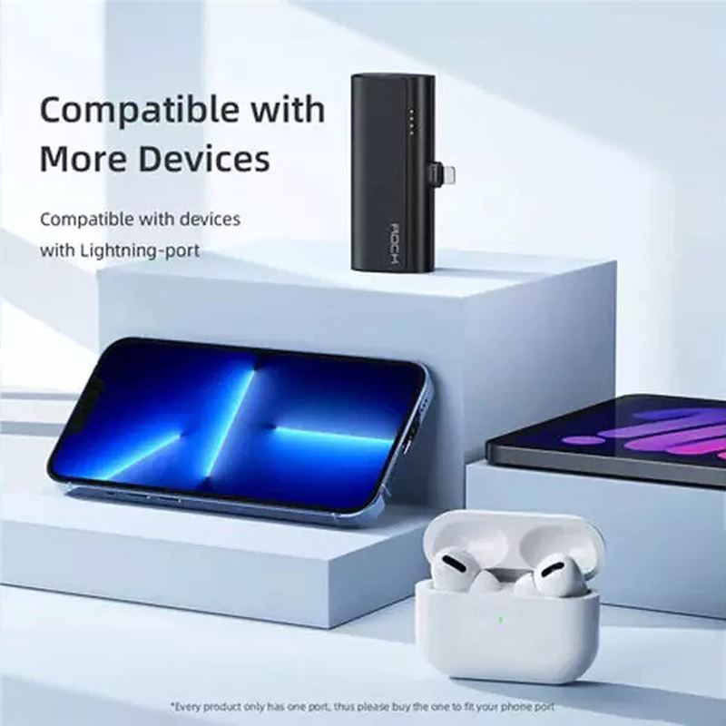 مینی پاوربانک همراه راک مخصوص آیفون P82 Lightning 4800mAh - 2
