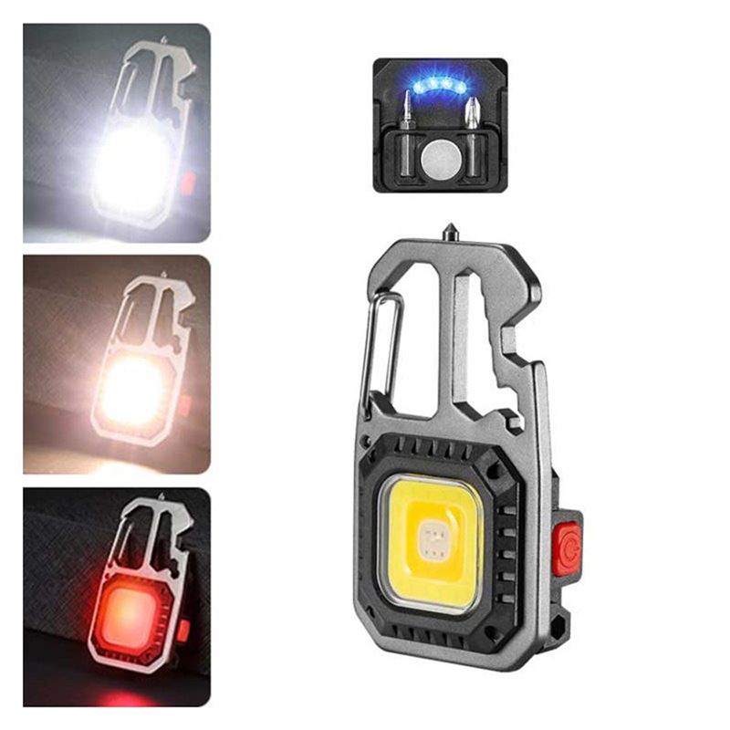 مینی چراغ قوه چندکاره کمپینگ برند COB مدل W5138 - 2