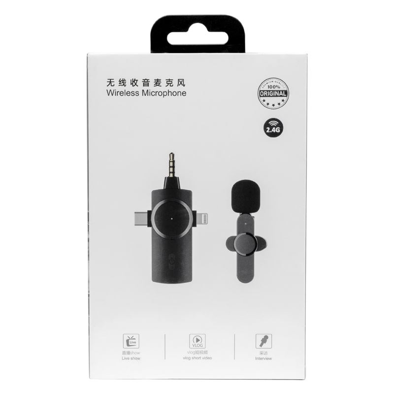 میکروفون بی سیم یقه‌ای Wireless Microphone AP031 - 2