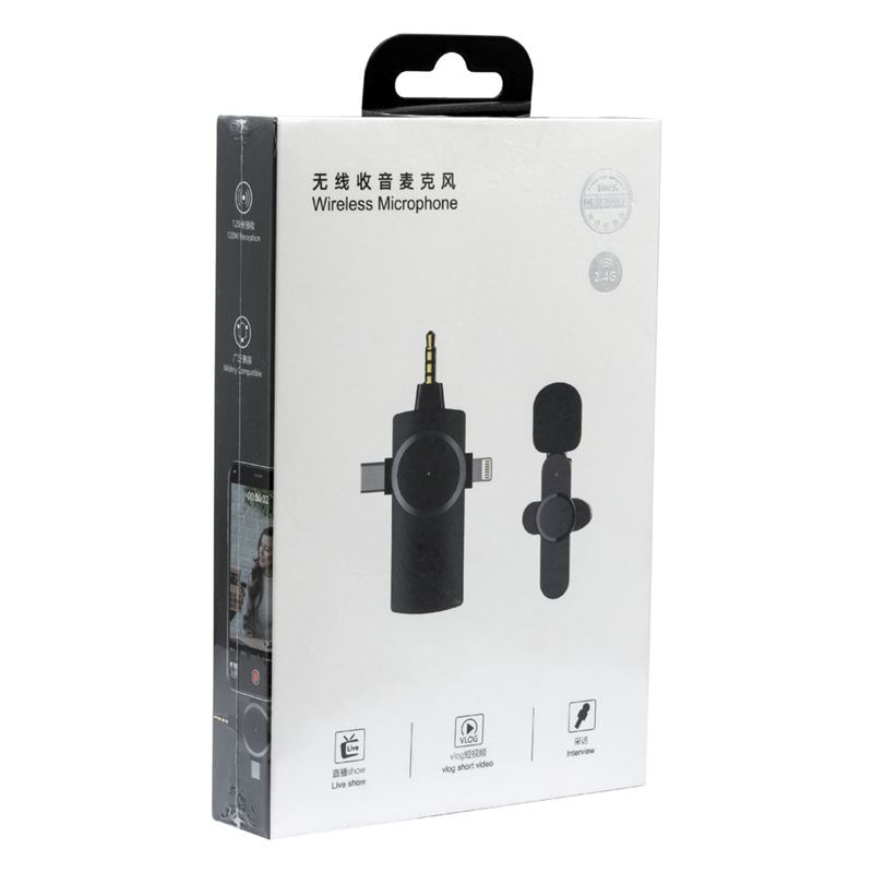 میکروفون بی سیم یقه‌ای Wireless Microphone AP031 - 4