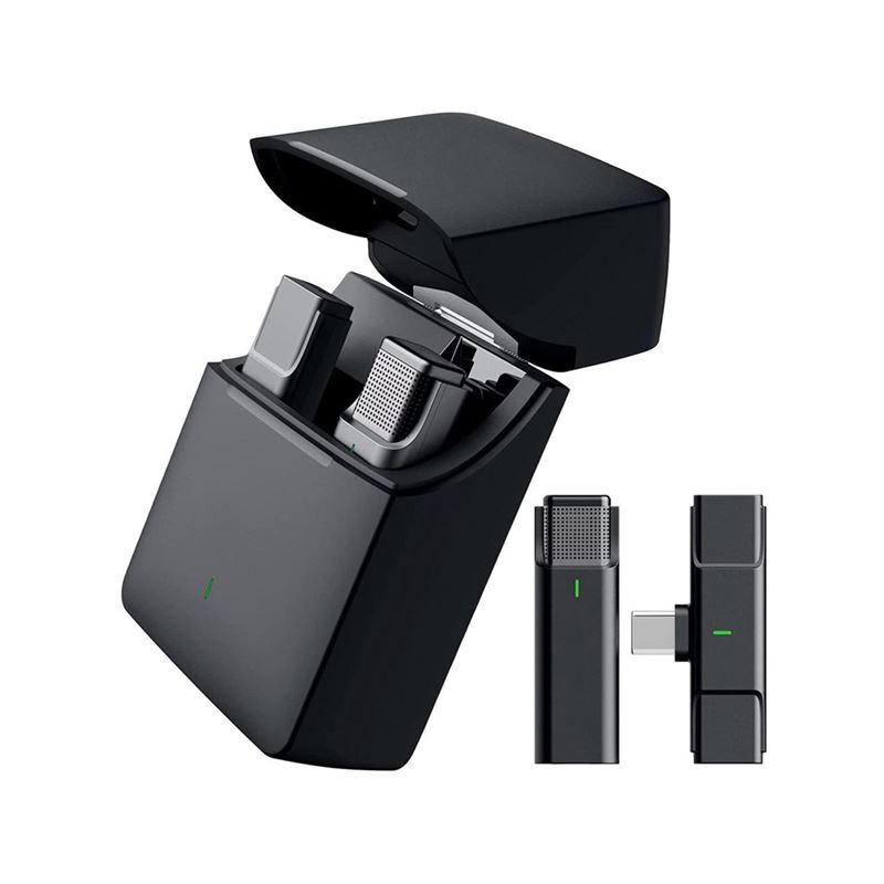 میکروفون یقه‌ای بی سیم تایپ سی Type-C - 5