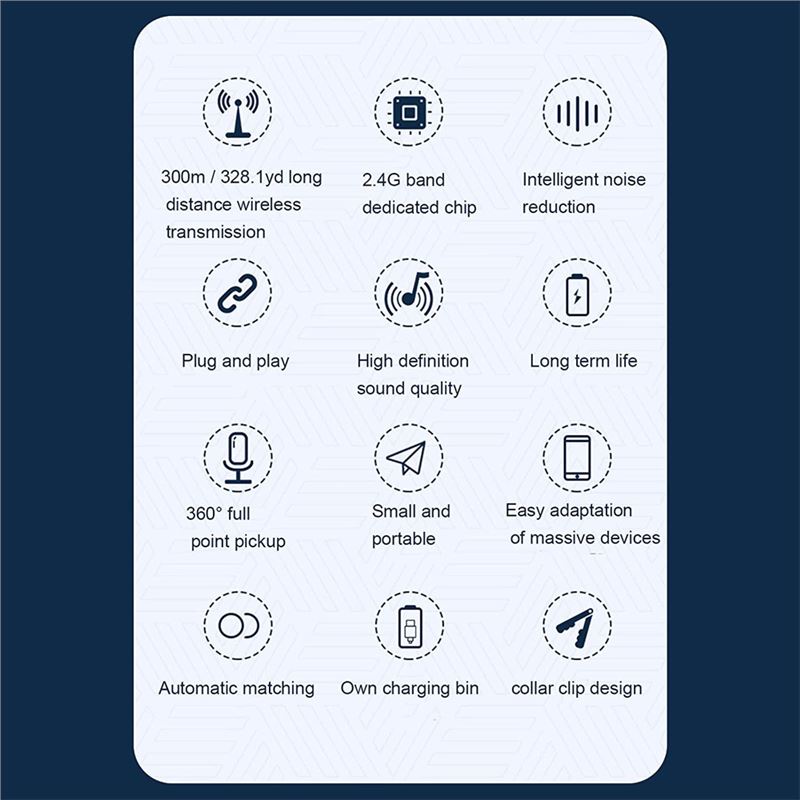 میکروفون یقه‌ای بی سیم تایپ سی Type-C - 7