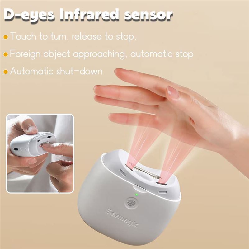 ناخن گیر شارژی شیائومی Seemagic Pro مدل SMPH-ZJD03S - 2