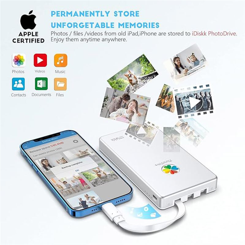هارد اکسترنال 2 ترابایتی iDiskk مخصوص اپل مدل PD01 - 3