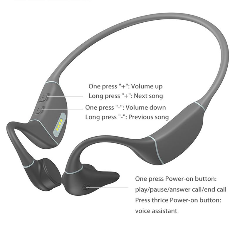 هدفون ضد آب بی سیم Bone Conduction مدل MorienTech ES-868 - 2