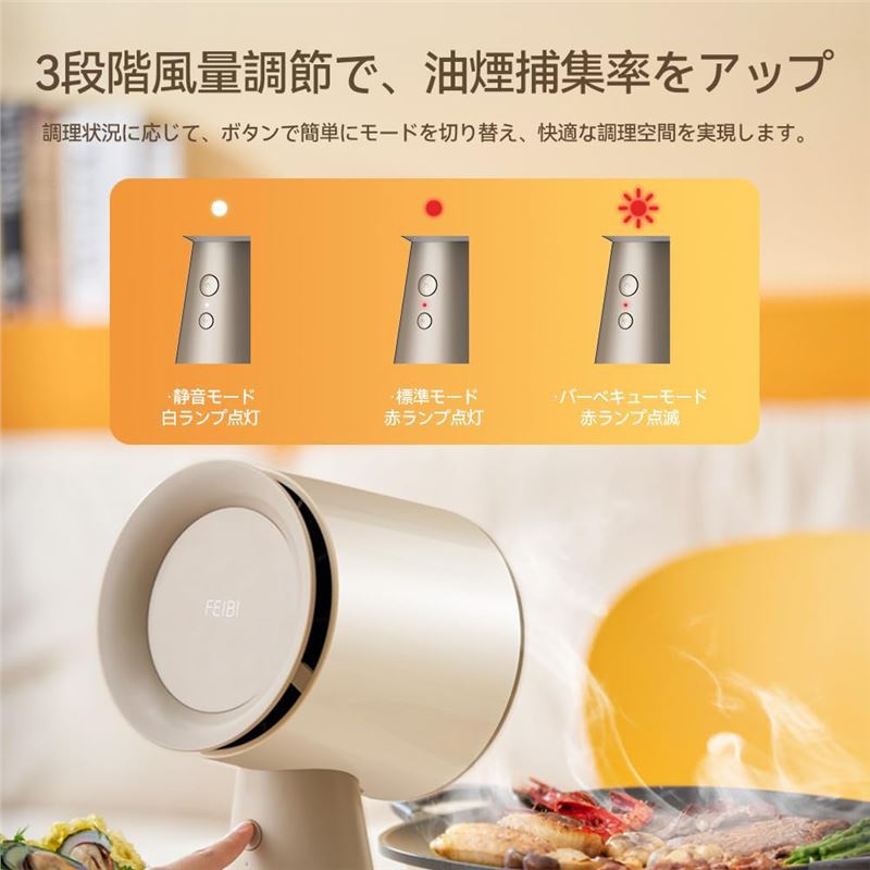 هود رومیزی آشپزخانه FEIBI Tabletop Range Hood - 8