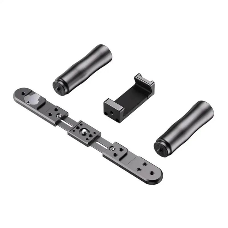 هولدر فیلمبرداری موبایل Apexel مدل VG02 Dual Handle - 3