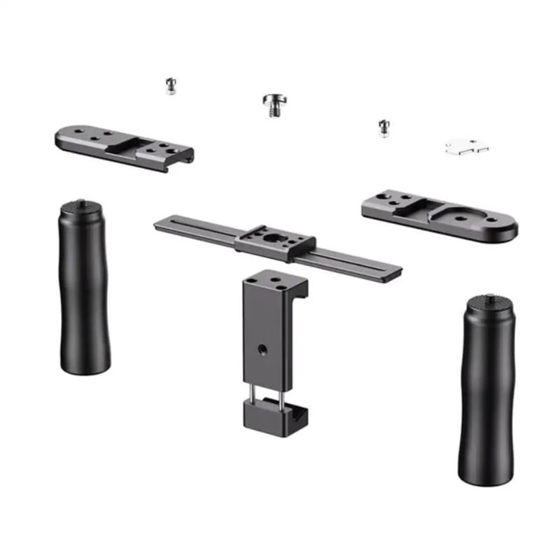 هولدر فیلمبرداری موبایل Apexel مدل VG02 Dual Handle - 5